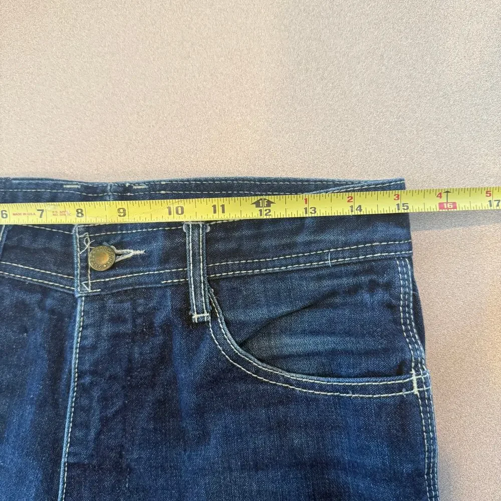 Y2K Vintage Jordache Jeans Straight Leg 80's SZ 11L  Dark Wash HEMMED 90'S
